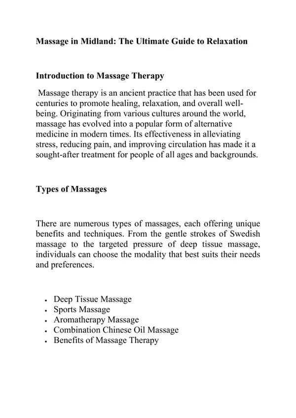 Your Ultimate Information To Getting An Erotic Therapeutic Massage Your Ultimate Information To Getting An Erotic Therapeutic Massage